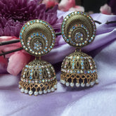 Cosmic Swirl Jhumkas